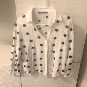Zara polkadots blouse